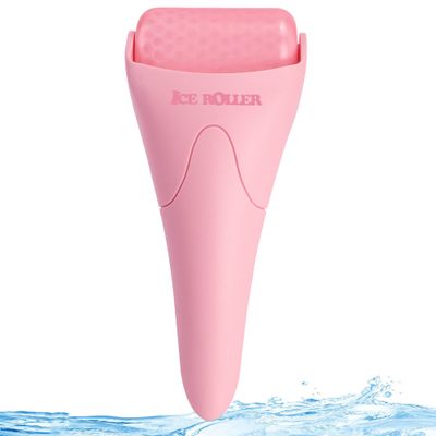 AFOUNDA Ice Roller for Face, Eyes and Whole Body Relief, Face Roller Skin Care Tool for Migraine Relief and Blood Circulation,Ideal for All Skin Types (Pink)