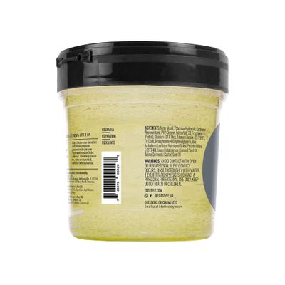 Eco Style Black Castor and Flaxseed Oil Styling Gel - Helps Nourish and Repair Damaged Hair - Promotes Healthy Scalp - Provides Superior and Weightless Hold - Delivers Long Lasting Shine - 8 oz