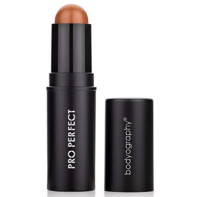 Bodyography Pro Perfect Foundation Stick - Demi-Matte Finish with A Natural Look - Enhancer for Concealing, Highlighting, and Contouring - Vitamin C &amp; E (Espresso)