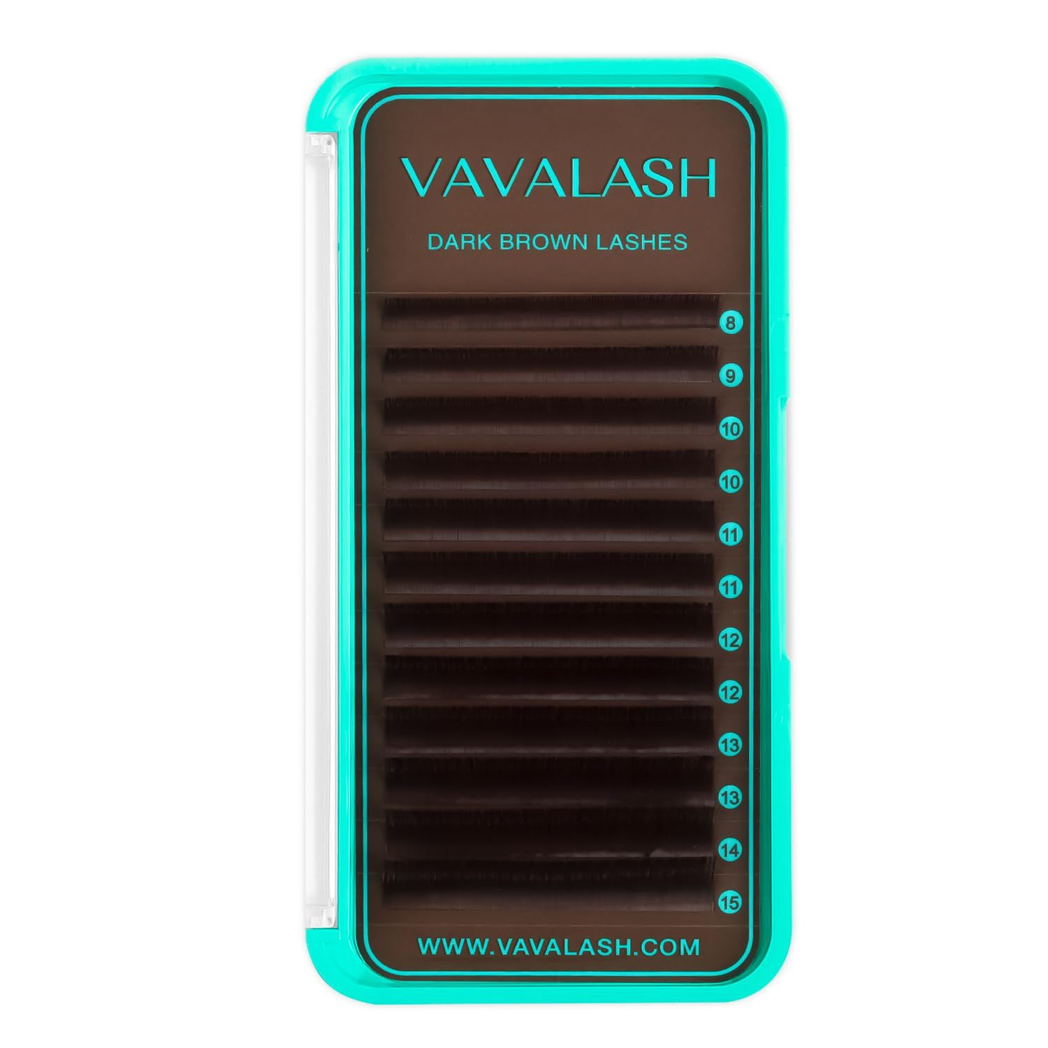 VAVALASH Colored Lash Extensions Dark Brown Eyelash Extensions 0.03 0.05 0.07 Volume Lash Extension 8-15mm Mixed Lashes C D Curl Premium color Lashes Extension(Dark Brown-0.05-D-8-15mm)