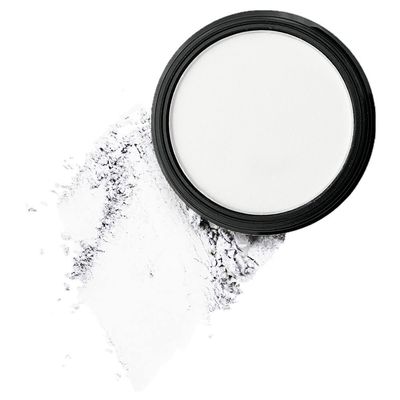 Mysense Matte White Single Eyeshadow Palette, Pressed Powder Eye Shadow Makeup, White Foundation Setting Powder, Smooth High Pigment Long Lasting Vegan &amp; Cruelty Free, 201# White