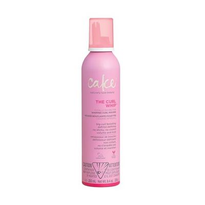 Cake Beauty Whipped Curl Defining &amp; Volumizing Mousse - Aloe Vera Vitamin E for Flexible Hold - Vegan No Heat Curls Wavy Curly Hair Sulfate Cruelty Free Products For Women