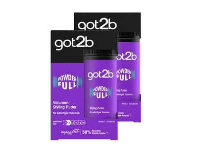 Schwarzkopf got2b Powder&#39;ful Vol Style Powder 10g (2x Pack)
