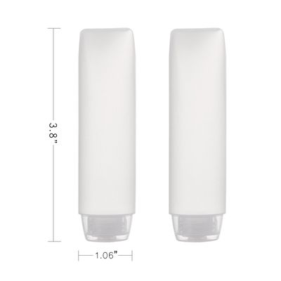 OTO 6 Pack Travel Size Plastic Squeeze Bottles for Liquids, 30ml1 Fl. Oz TSA Approved Makeup Toiletry Cosmetic Containers