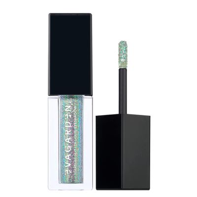 EVAGARDEN Stardust Glitter Eye Shadow - Gel Consistency - Mixture of Pearls and Sparkle Gives Metallic and Luminous Finish - Texture Glides Easily and Offers Amazing Color - 416 Green Water - 0.1 oz