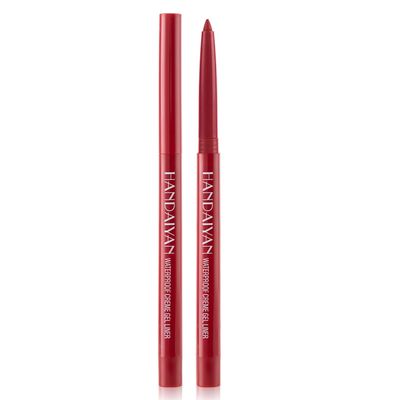 DekRion Eyeliner Pencil, Waterproof Eyeliner Long-lasting, Dark-red Eyeliner, High-Pigmented Colorful Eyeliners Easy To Use Eyeliner Pen for Women, Dark-red
