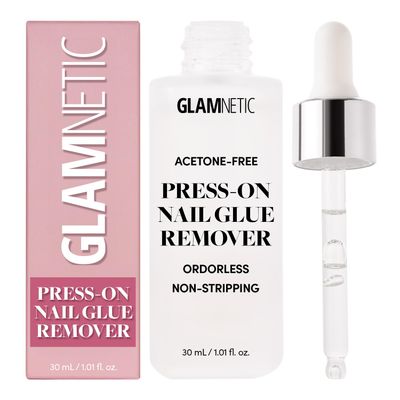 Glamnetic Press On Nail Remover | Odorless, No Acetone, Gentle Press-On Nail Remover Serum for Fake Nails | 30 ml1.01 fl. oz.