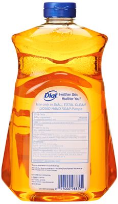 Dial Gold Antibacterial Liquid Soap with Moisturizer, 7.5 Oz Pump Bottle  52 Oz Refill