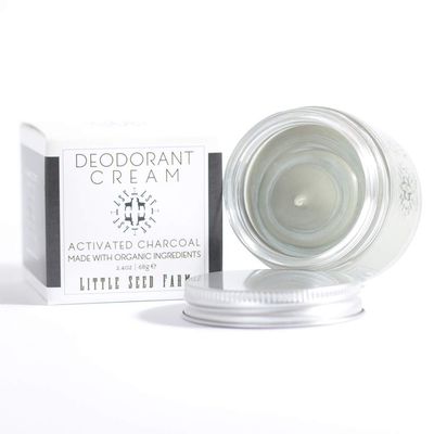 Little Seed Farm All Natural Deodorant Cream, Aluminum Free Deodorant for Women or Men, 2.4 Ounce - Activated Charcoal