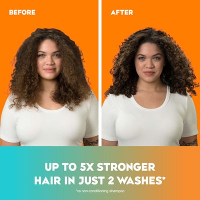 OGX Quenching  Coconut, Curl-Defining Shampoo, Hydrating &amp; Nourishing Curly Hair Shampoo with Coconut Oil, Citrus Oil &amp; Honey, Paraben, Sulfate-Free Surfactants, 13 floz