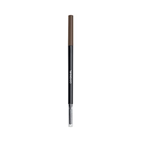COVERGIRL - Easy Breezy Brow Micro-Fine  Define Pencil, Micro-fine tip, no sharpening required, Built-in spoolie-brush, 100% Cruelty-Free