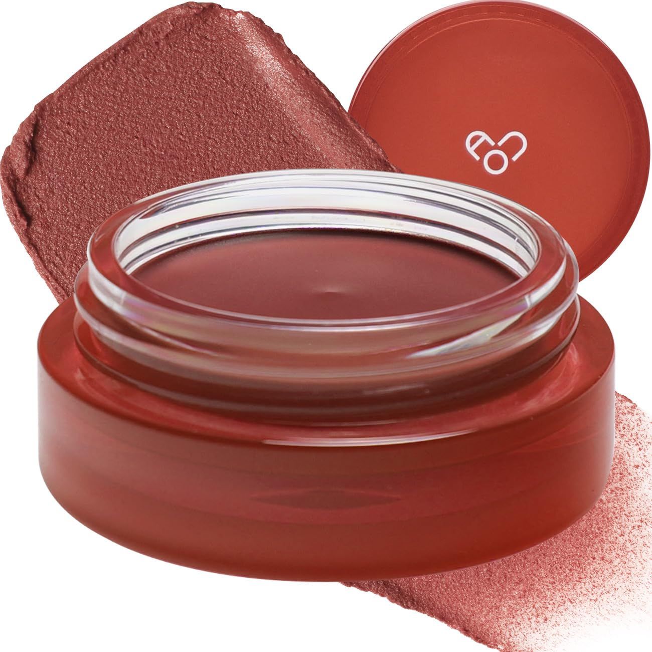 AOU FLOOFY MATTE BALM Tinted Balm Blusher for Lips and Cheeks 0.15Oz (02 Fallen Leaf Balm)