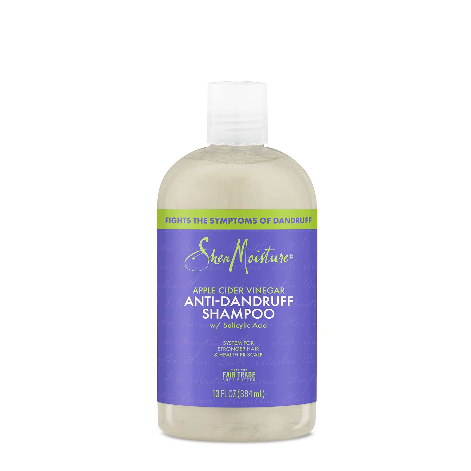 SheaMoisture Hair Care System Anti-Dandruff Shampoo For Stronger Hair &amp; Healthier Scalp Shampoo Formulated With Apple Cider Vinegar And Fair Trade Shea Butter 13oz