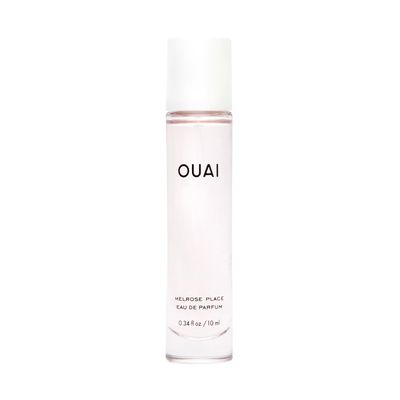 OUAI Melrose Place Eau de Parfum Travel Size - Elegant Womens Perfume for Everyday Wear - Fresh Floral Scent has Notes of Champagne, Bergamot &amp; Rose with Delicate Hints of Cedarwood &amp; Lychee (.34 Oz)