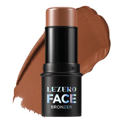 Cream Bronzer Stick, Multi-use Contour Stick for Face Shaping, Matte Finish Beauty Wand for Sculpt the Face, Easy to Apply, Longwear, Waterproof, Buildable and Blendable Color (#04, 1PC)