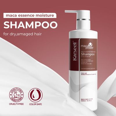 Karseell Argan Oil Shampoo Herbal Extract Moisturizing Deep Repair Smooth Shampoo for Dry and Damaged Hair 16.9Oz 500ml
