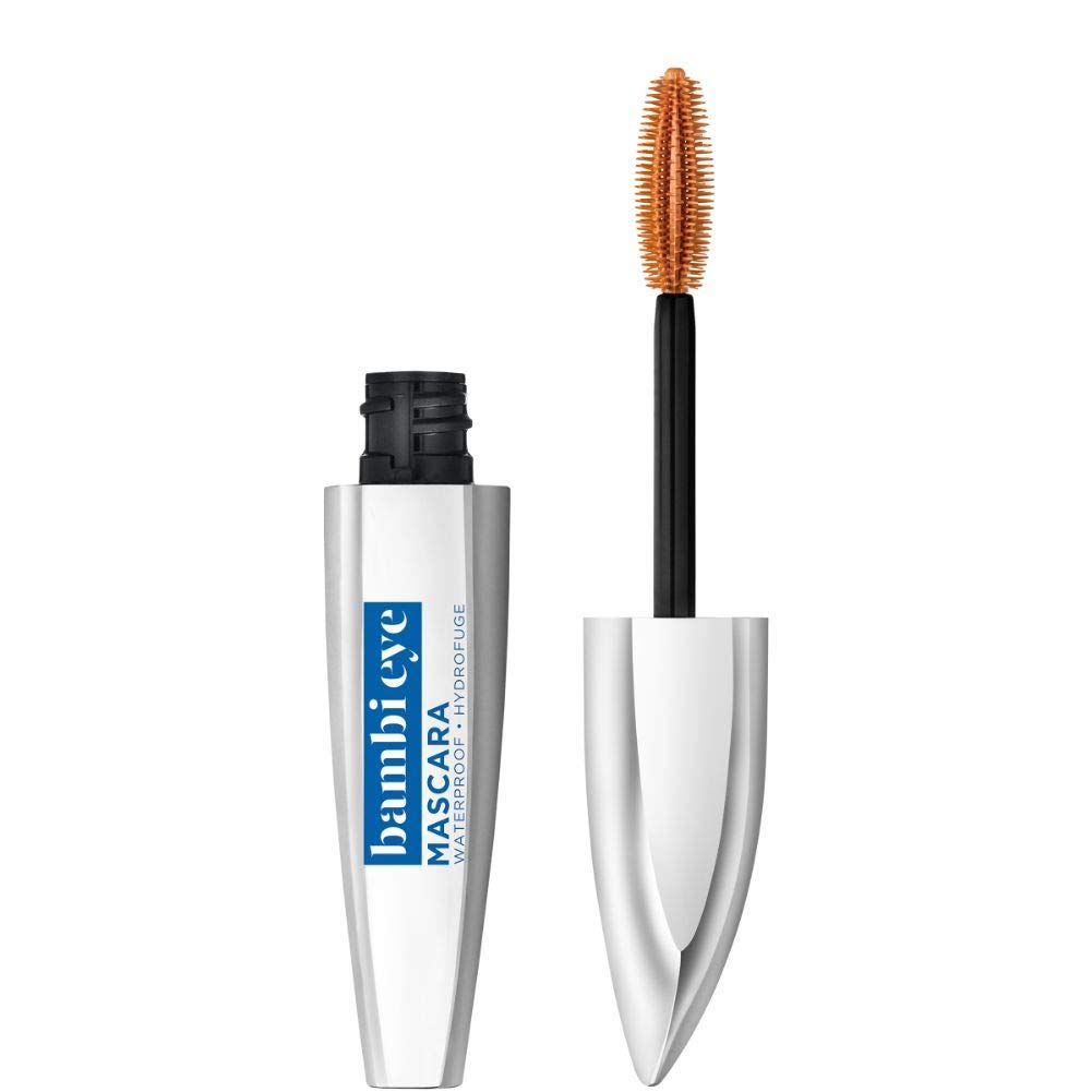 L&#39;Oreal Paris Bambi Eye Mascara, Lasting Volume, Length &amp; Lift, Doe-Eye Definition, No Clumping or Smudging, Waterproof, Black, 0.21 fl. oz.