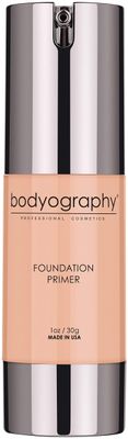 BODYOGRAPHY - Foundation Primer (Neutral) Flawless Anti-Aging Salon Makeup Primer wVitamin E, A, Jojoba, Grapeseed Oil | Control Shine | Gluten-Free, Cruelty-Free, 1 oz.