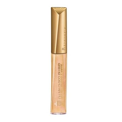 Rimmel Stay Plumped Lip Gloss, 801 Angel Shimmer, Pack of 1