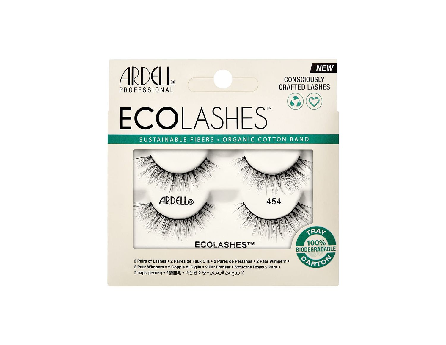 Ardell Eco Lashes 454, 2 Pairs per pack