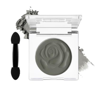 DE&#39;LANCI Dark Gray Eyeshadow Matte, Single Matte Grey Eyeshadow Palette Longwear Natural Grey Eyes Makeup, Punk Goth Smokey Grey Eye Shadow Makeup, Blendable Sombra de Ojos Gris Day &amp; Night Makeup,04