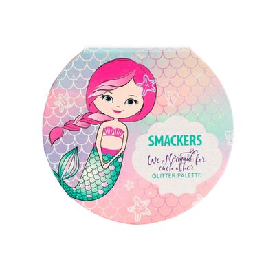 Lip Smacker Sparkle &amp; Shine Eyeshadow Makeup Palette, Mermaid Palette Shimmer | Christmas Make Up Collection | Holiday Present | Gift for Girls