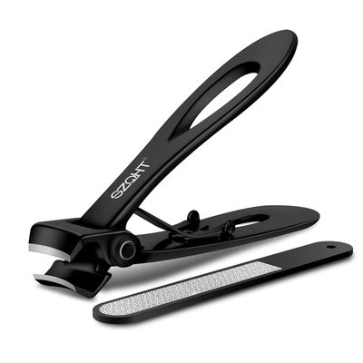 SZQHT Ultra Wide Jaw Opening Nail Clippers Set Toenail Clippers for Thick Nails Cutter for Ingrown Manicure,Pedicure,Men &amp; Women Big(Black)