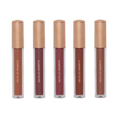 BFY Cosmetics 5-Pack Plumping Lip Gloss - Warm