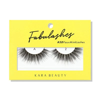 KARA BEAUTY FABULASHES 3D Faux Mink False Eyelashes - Style A2