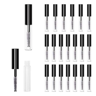 AHIER 20 pcs 4ML Reusable Empty Bottle Tube Container for Eyelash Growth OilMascara with Brush for Home and Travel (20p)