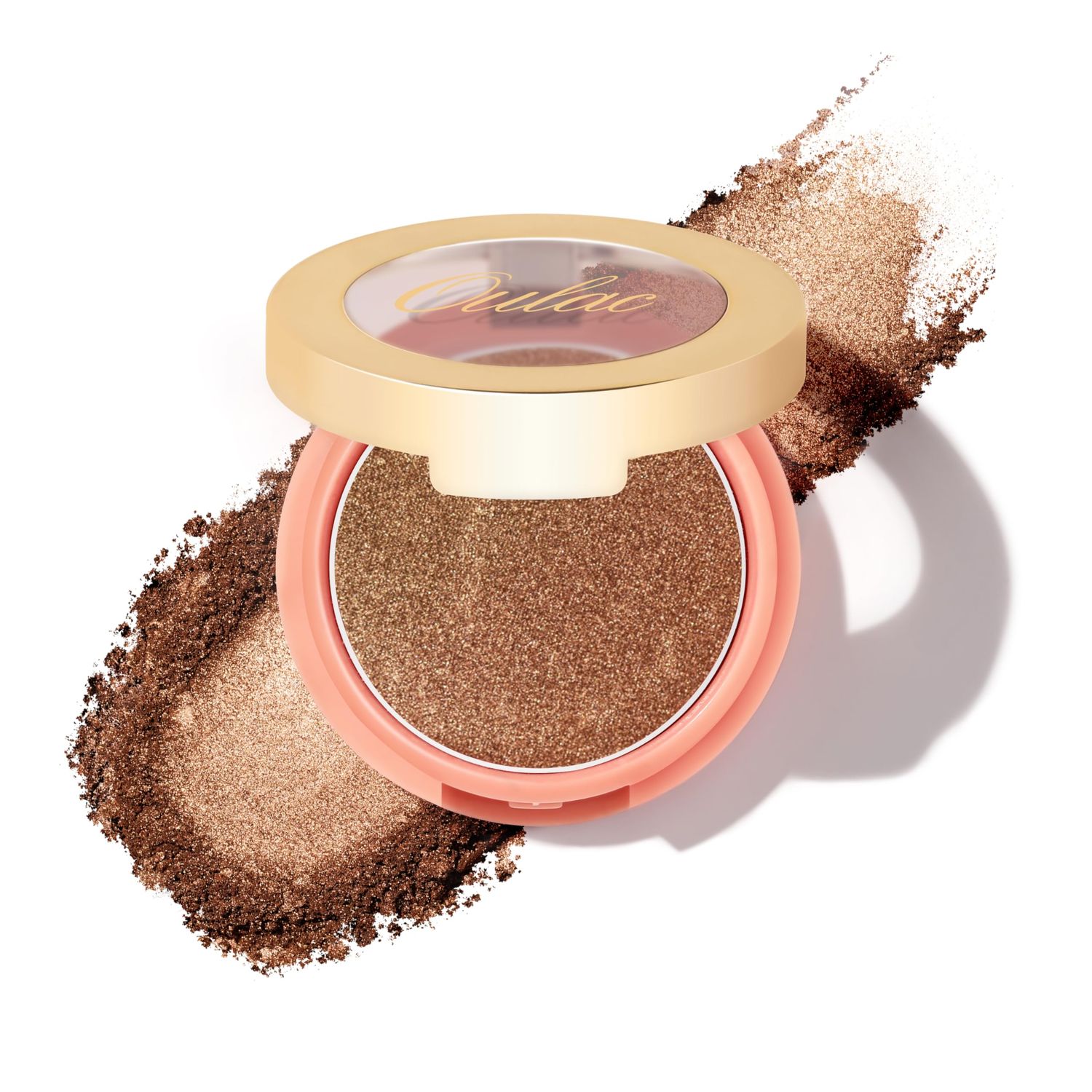 Oulac Blush for Black Girl Cheeks Highlighter |Creamy Texture Powdery Blush|Tanning Color Finish| High Pigmented&amp;BuildableBlendable | Vegan &amp; Cruelty-Free| 4.8g F04 Goddess