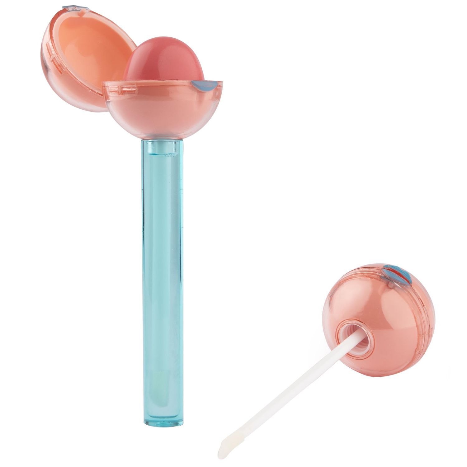 MCoBeauty Lip Pop 2-in-1 Lip Gloss &amp; Ultra Balm - Tutti Frutti, Nourishing Hydration Glass-Like Shine, Vegan, Cruelty Free Cosmetics