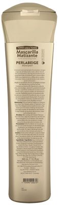 naissant Perla Beige Hair Purple Toning Mask | Eliminates Brassiness | Neutralizes Yellow &amp; Orange Tones | Paraben, Ammonia &amp; Sulfate Free | Pro-Vitamin B5, Olive Oil &amp; Honey (Perla Beige) 10.1 Fl Oz
