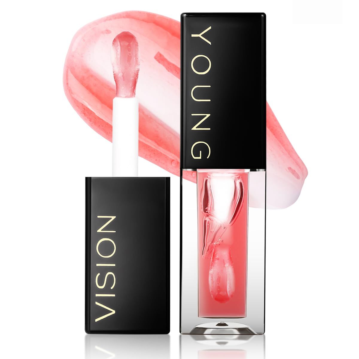 YOUNG VISION Lip Glow Oil, Lip Gloss with Jojoba Seed Oil, Moisturing and Plumping,0.20 fl oz(Pack of 1)