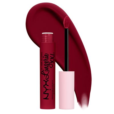 NYX PROFESSIONAL MAKEUP Lip Lingerie XXL Matte Liquid Lipstick - Sizzlin&#39; (Oxblood Red)