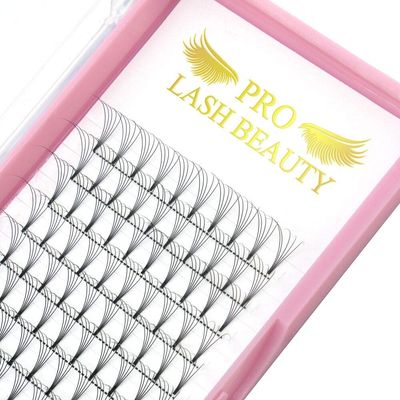 Premade Volume Eyelash Extensions 5D-C-0.10-13 Short Stem Premade Fans Eyelash Extensions 9 to 20 mm Pre made Lash Fans 3D 5D 7D Volume Lash Extensions .07 .10 C D Curl(5D-C-0.10,13mm)