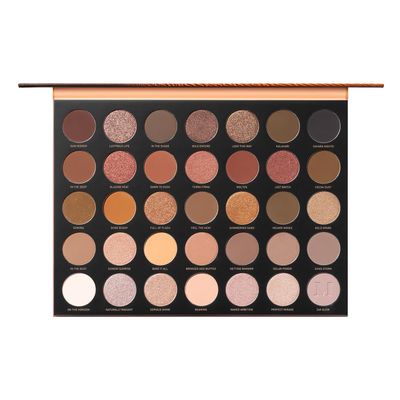 Morphe 35U Makeup Palette - Gilded Desert Artistry Palette with Deep Metallics, Shimmers &amp; Matte Pressed Pigments - Made to Build, Blend &amp; Layer for Everyday, Versatile Makeup Looks (1.98 oz)