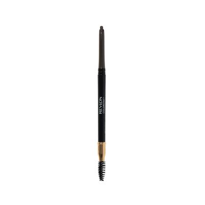 Revlon ColorStay Eyebrow Pencil with Spoolie Brush, Waterproof, Longwearing, Angled Tip Applicator for Perfect Brows, 225 Soft Black, 0.021 oz