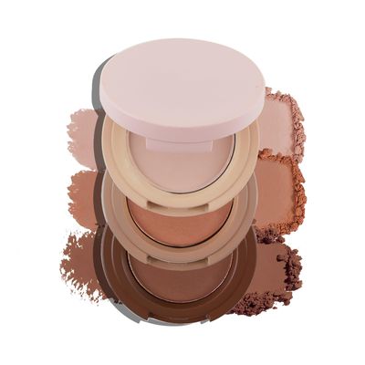 Apooliy 3 Colors Eyeshadow Palette, Ultra-Pigmented Long-Lasting Matte &amp; Shimmer Eye Makeup Charming Highlight 2.8oz