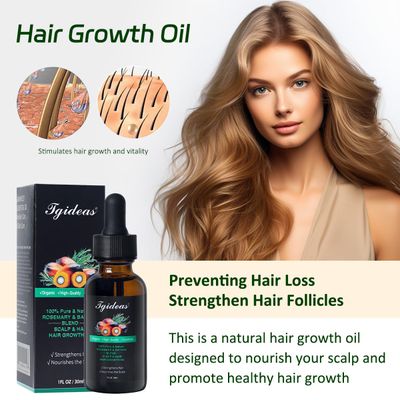Tgideas Organic Rosemary Oil For Hair Growth Infused With Batana- Hair Strengthening Treatment Oil for All Hair Types-Prevents Hair Loss, Enhances Hair Thickness in Men& Women