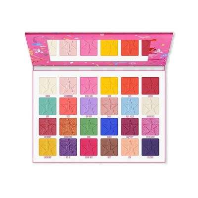 Generic Polet Eyeshadow Palette 24 Vibrant Colors High Pigmented Makeup Palette Matte And Shimmer Glitter Powder Eye Shadow Waterproof Long Lasting Eye Shadow Palette