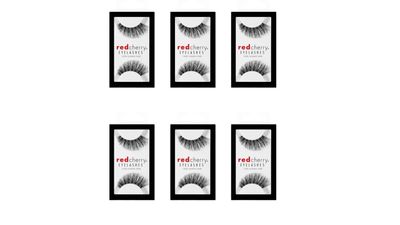 Red Cherry False Eye Lashes #43 (6 Pack)