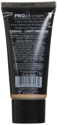 L.A. Girl HD PRO.BB Cream, Light Medium GBB943