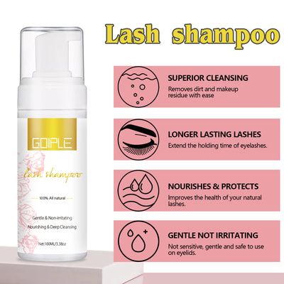 3.38OZ Eyelash Extension Cleanser Lash Mousse Lash Shampoo for Extensions, USB Mini Portable Fan Rechargeable Electric Handheld Air Conditioning Lash Shampoo Brush Plastic Wash Bottle (lash fan-pink)