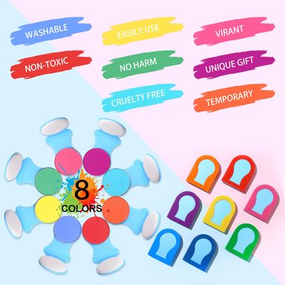8 Colors Temporary Hair Chalk Hair Dye For Girls Kids Adults, Washable Hair Color Makeup For Sport Events Halloween Christmas Birthday Cosplay Festivals Hair DIY Party