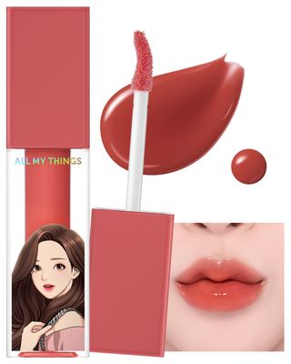 AMTS True Beauty Joo Kyung Kiss Lip Plumper Hydrating Nourishing Volumizing Lip Lifter Gloss, High-Shine Lip Glaze (03 Weekend)