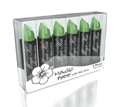Magic Kiss Lipstick Set Aloe Vera Color Changing Green