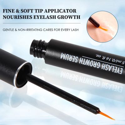 Eyelash Growth Serum - 5ml Lash Serum,Eyelash Serum for Eyelash Growth Thickness, Stronger, Healthier Lashes &amp; Brows, Vegan &amp; Cruelty-Free