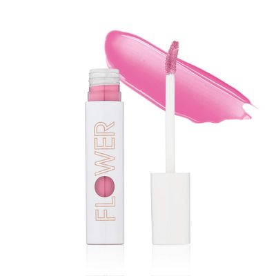 FLOWER BEAUTY By Drew Barrymore Bitten Lip Stain - Long-Lasting Color - Hydrating  Water-Based Formula - Gel-Like Texture - (Sass)