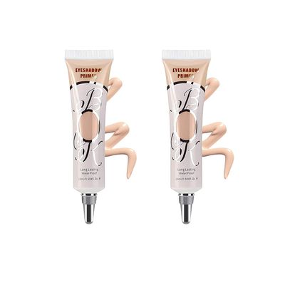 LOKFAR 2 Pack Matte Eyeshadow Primer for Oily Lids Medium Eyeshadow No Crease Eye Primer Makeup Eyeshadow Base Waterproof &amp; Smudge-proof &amp; Long Lasting Cream Liquid Eye-shadow for All Shadows (Set B)